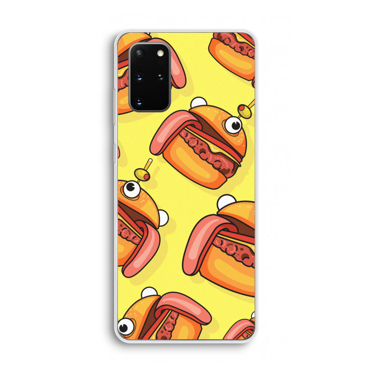 Hamburger: Samsung Galaxy S20 Plus Transparant Hoesje