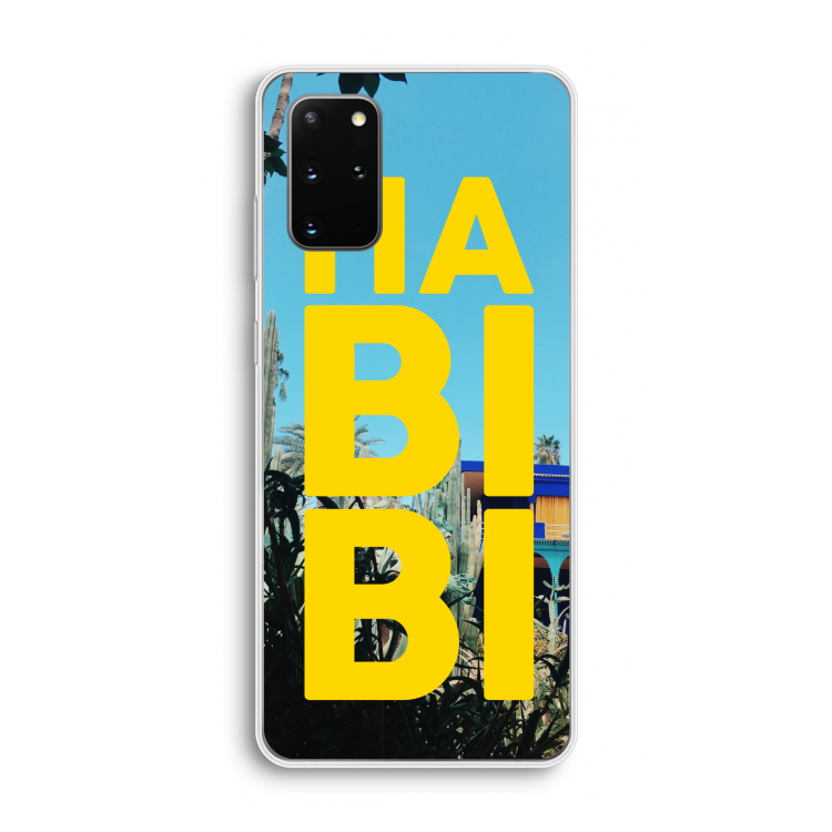Habibi Majorelle : Samsung Galaxy S20 Plus Transparant Hoesje