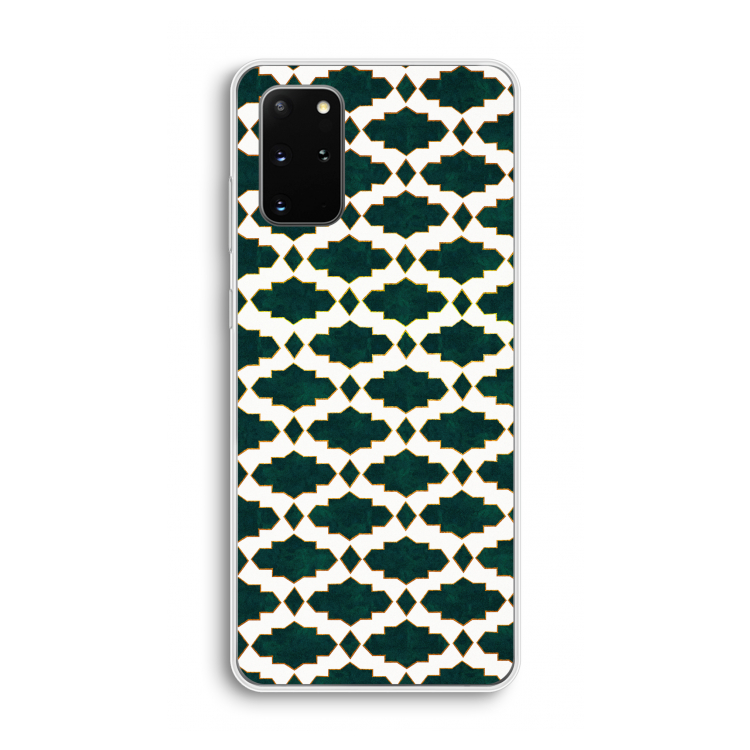 Moroccan tiles: Samsung Galaxy S20 Plus Transparant Hoesje