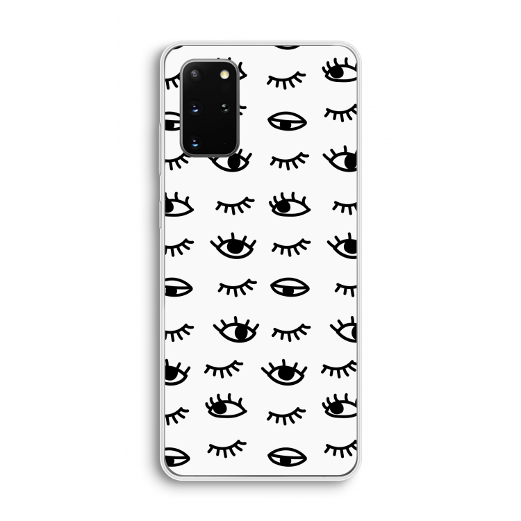 Eye pattern #2: Samsung Galaxy S20 Plus Transparant Hoesje