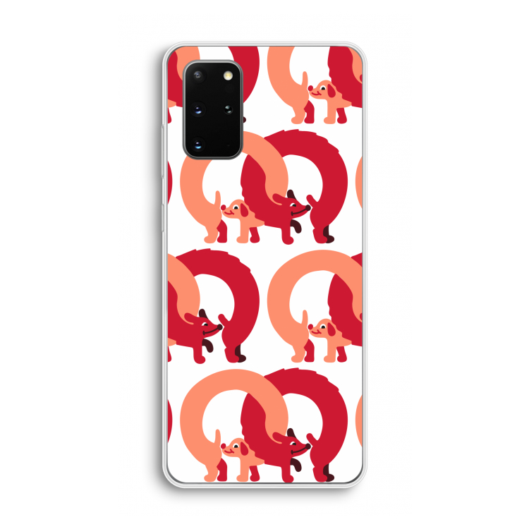 Dogs: Samsung Galaxy S20 Plus Transparant Hoesje