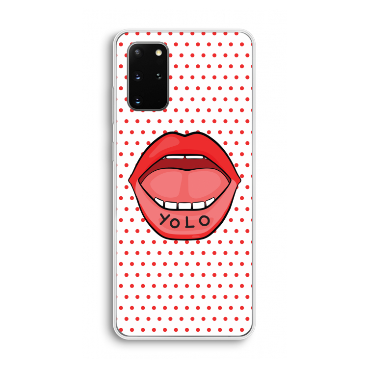 Yolo Denise: Samsung Galaxy S20 Plus Transparant Hoesje