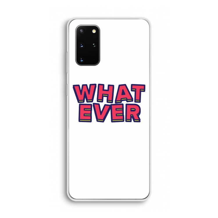 Whatever: Samsung Galaxy S20 Plus Transparant Hoesje