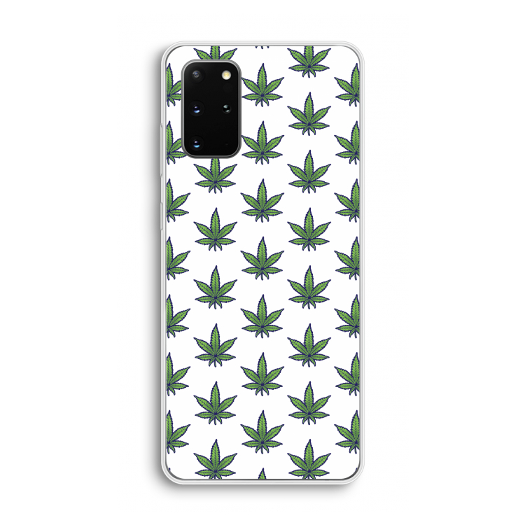 Weed: Samsung Galaxy S20 Plus Transparant Hoesje