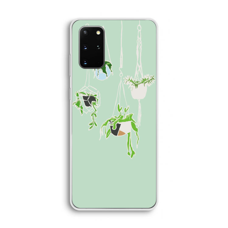 Hang In There: Samsung Galaxy S20 Plus Transparant Hoesje
