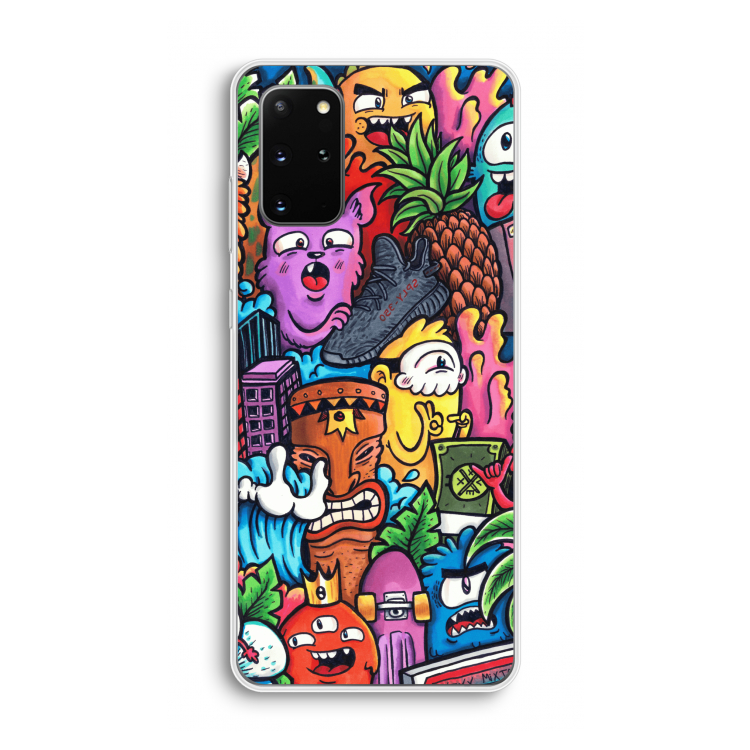 Vexx Mixtape: Samsung Galaxy S20 Plus Transparant Hoesje