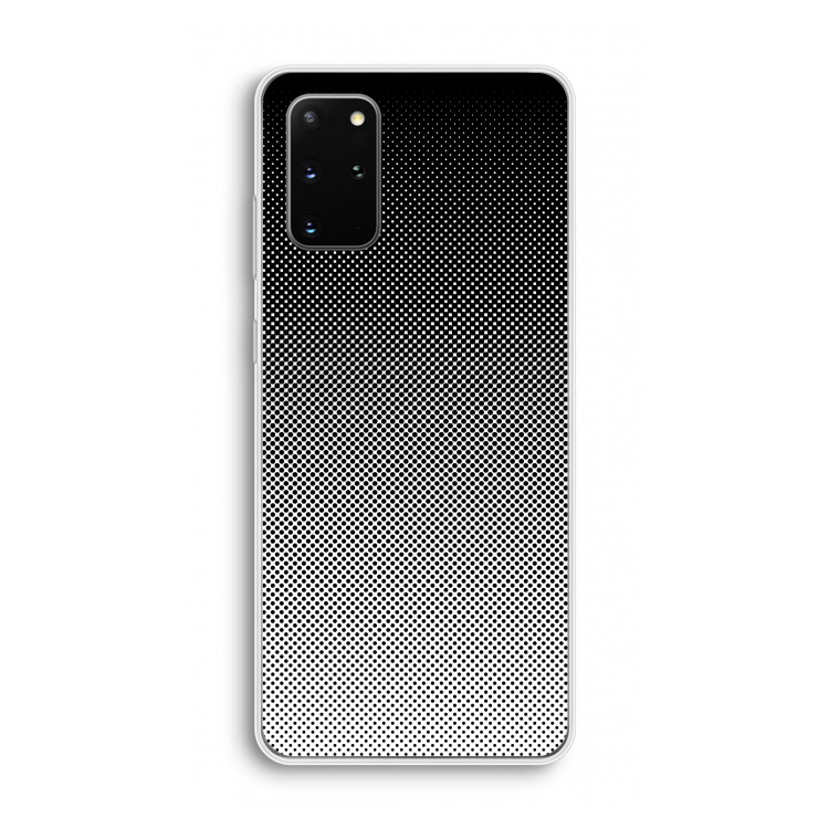 Musketon Halftone: Samsung Galaxy S20 Plus Transparant Hoesje