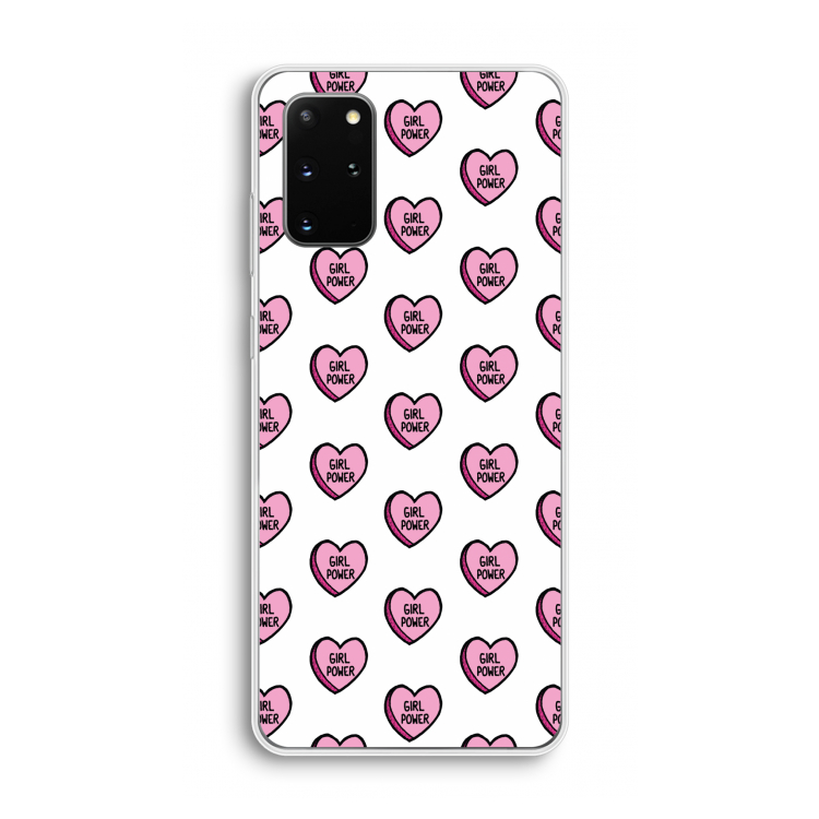 GIRL POWER: Samsung Galaxy S20 Plus Transparant Hoesje