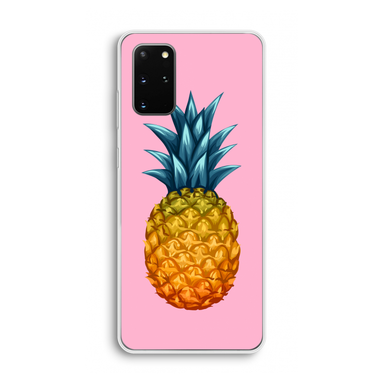 Grote ananas: Samsung Galaxy S20 Plus Transparant Hoesje