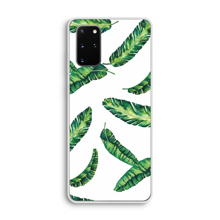 Lange bladeren: Samsung Galaxy S20 Plus Transparant Hoesje