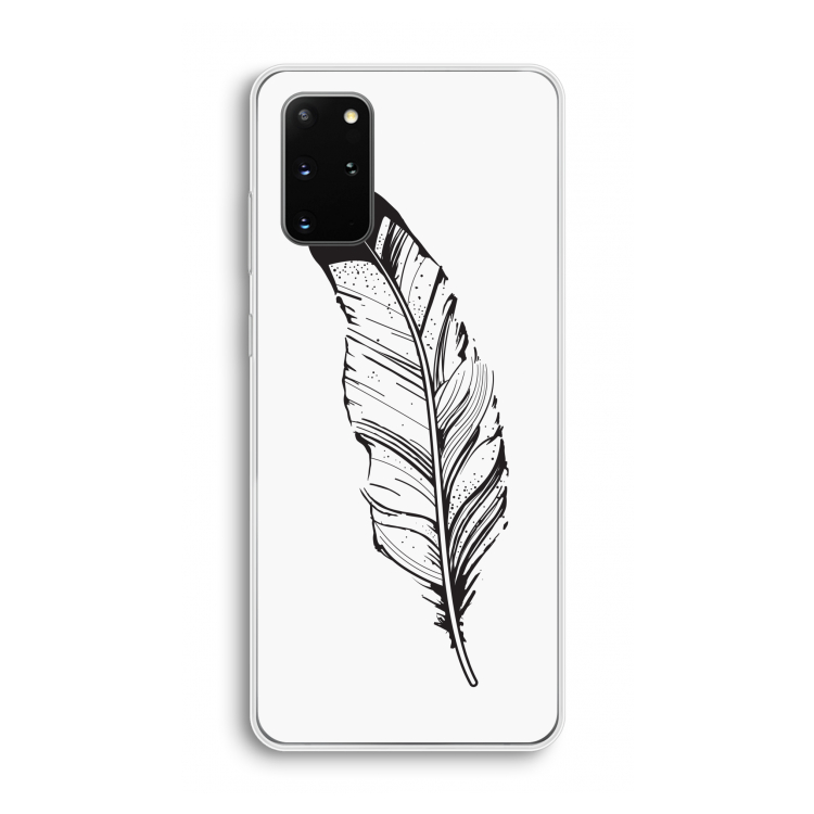 Pluim: Samsung Galaxy S20 Plus Transparant Hoesje