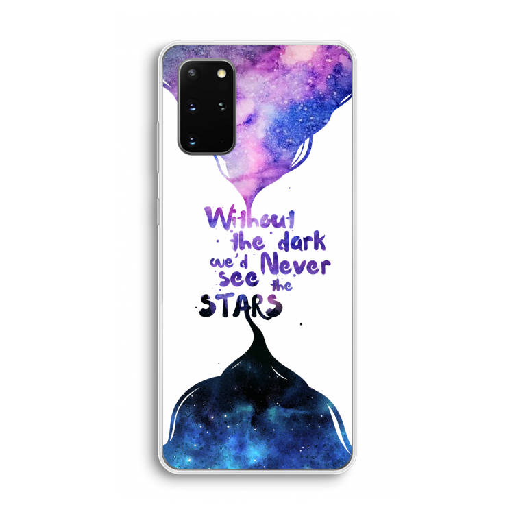 Stars quote: Samsung Galaxy S20 Plus Transparant Hoesje