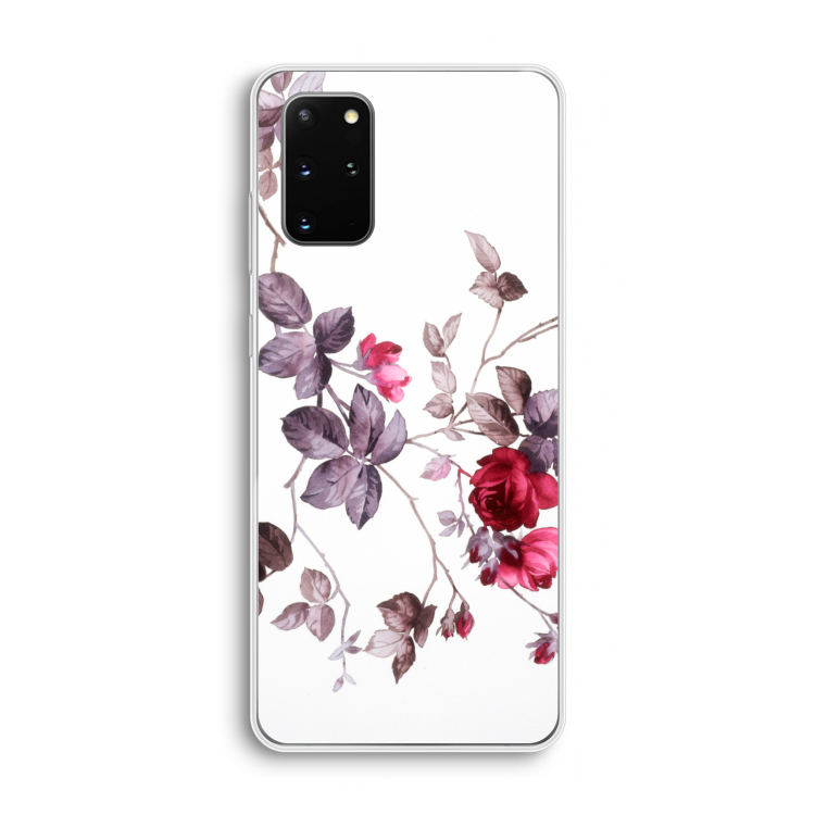 Mooie bloemen: Samsung Galaxy S20 Plus Transparant Hoesje