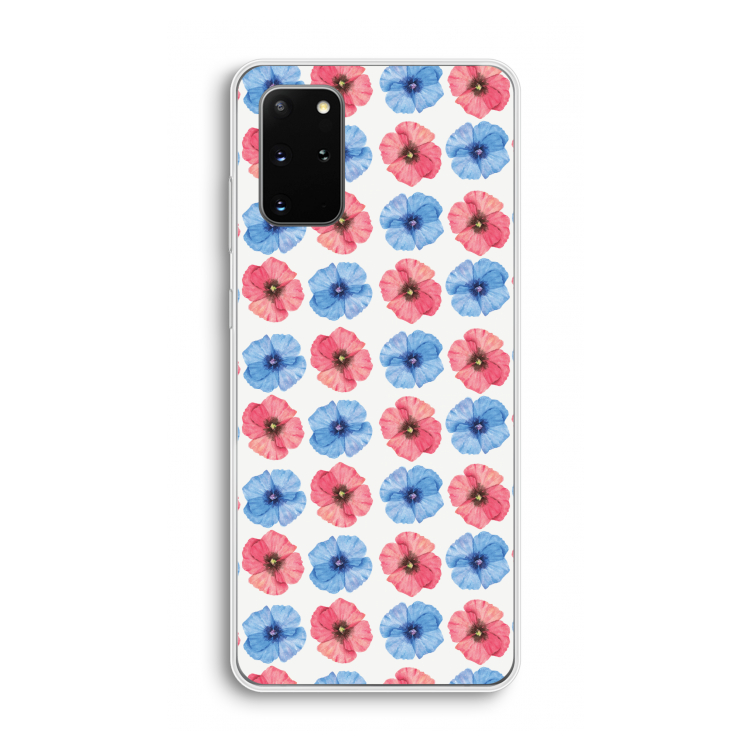 Klaproosjes: Samsung Galaxy S20 Plus Transparant Hoesje