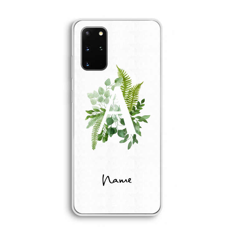 Green Brush: Samsung Galaxy S20 Plus Transparant Hoesje