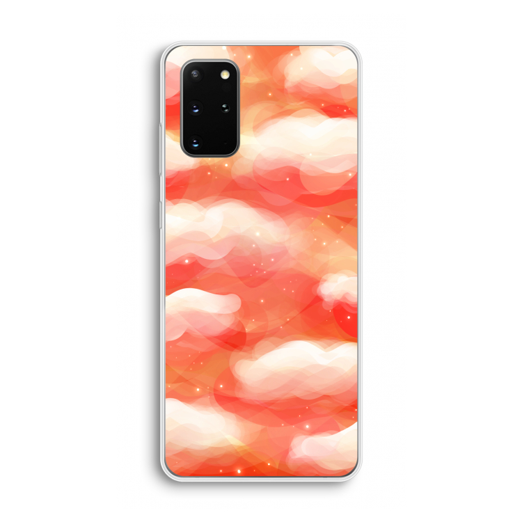 Lichte Wolken: Samsung Galaxy S20 Plus Transparant Hoesje
