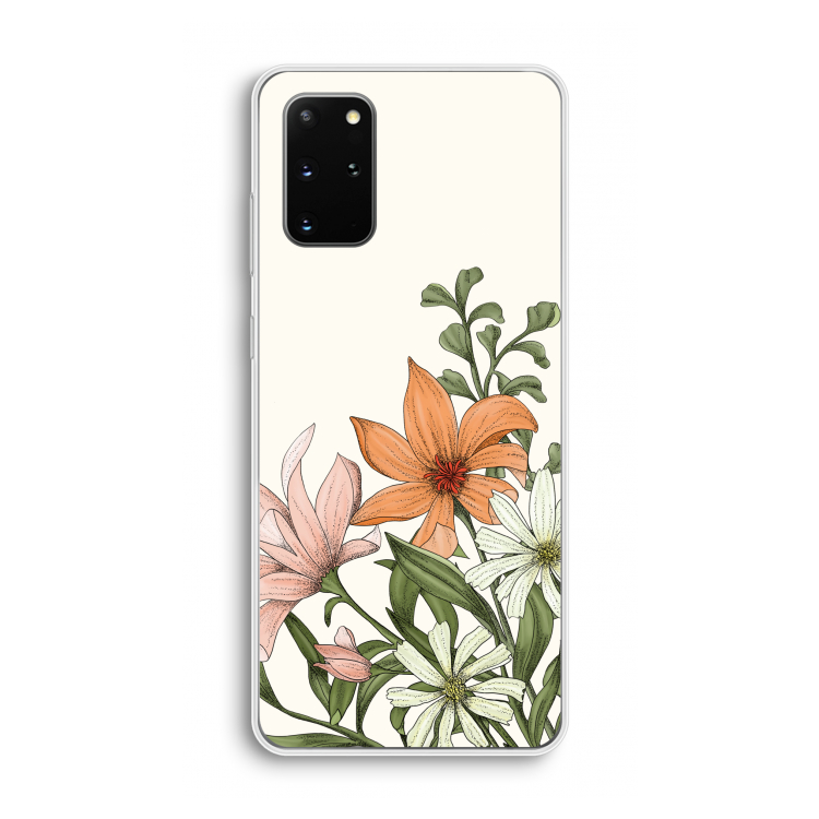 Floral bouquet: Samsung Galaxy S20 Plus Transparant Hoesje