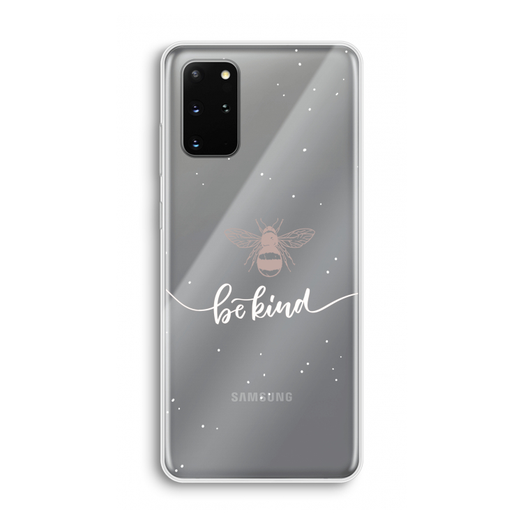 Be(e) kind: Samsung Galaxy S20 Plus Transparant Hoesje