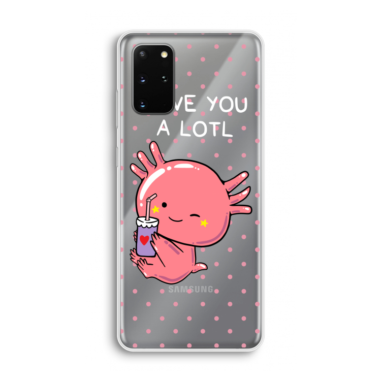 Love You A Lotl: Samsung Galaxy S20 Plus Transparant Hoesje