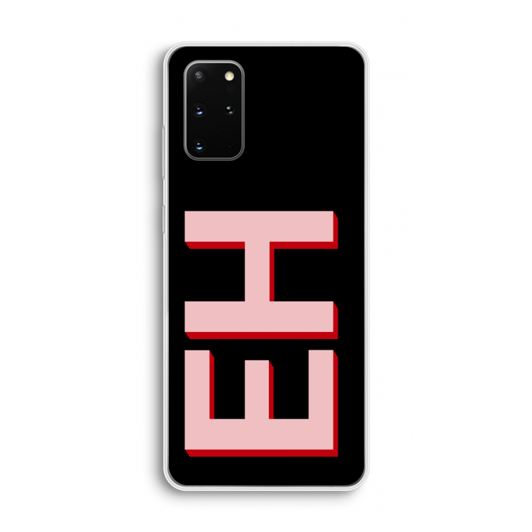 Monogram: Samsung Galaxy S20 Plus Transparant Hoesje