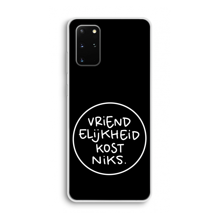 Vriendelijkheid: Samsung Galaxy S20 Plus Transparant Hoesje