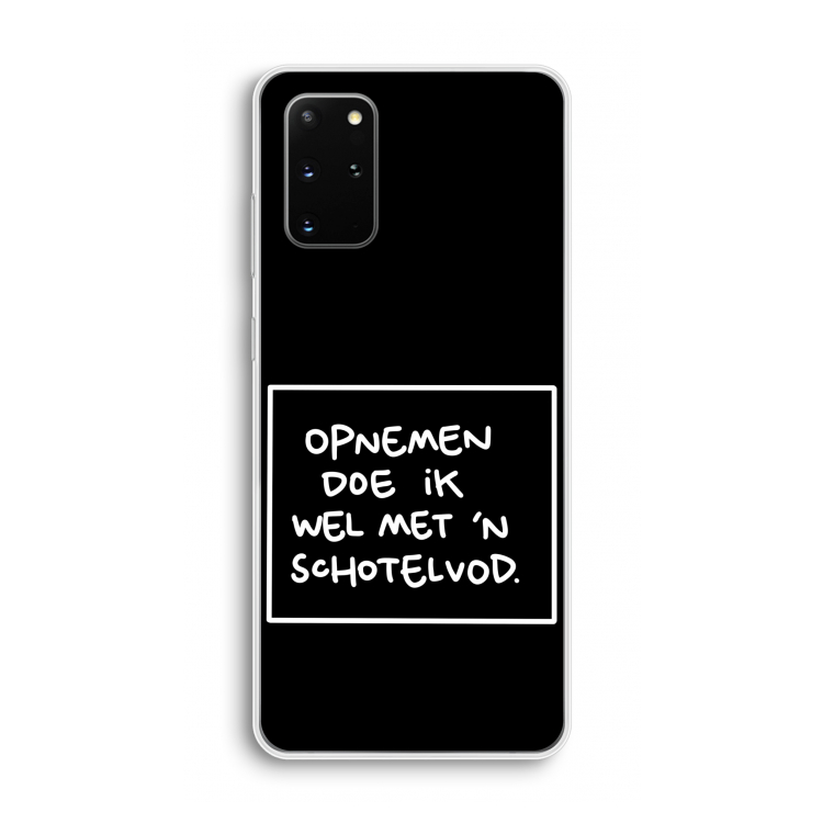 Schotelvod: Samsung Galaxy S20 Plus Transparant Hoesje