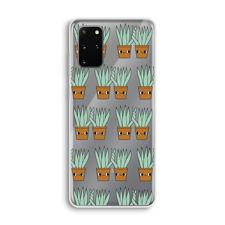 Sansevieria: Samsung Galaxy S20 Plus Transparant Hoesje