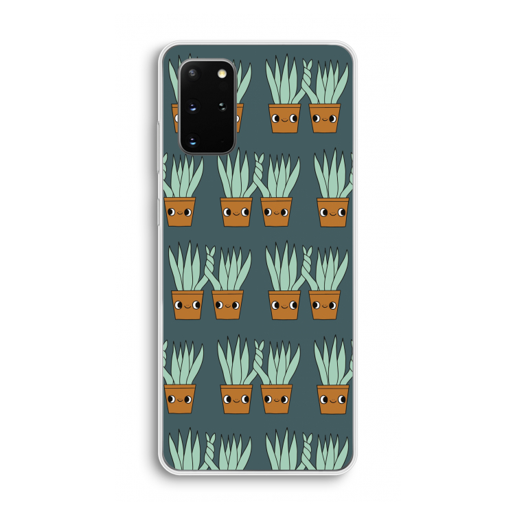 Sansevieria: Samsung Galaxy S20 Plus Transparant Hoesje