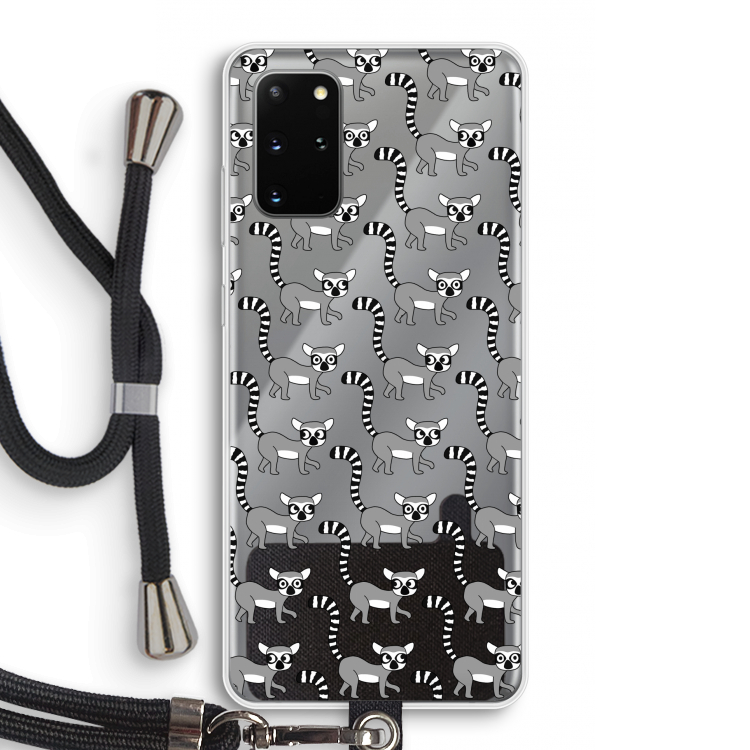 Makis: Samsung Galaxy S20 Plus Transparant Hoesje met koord