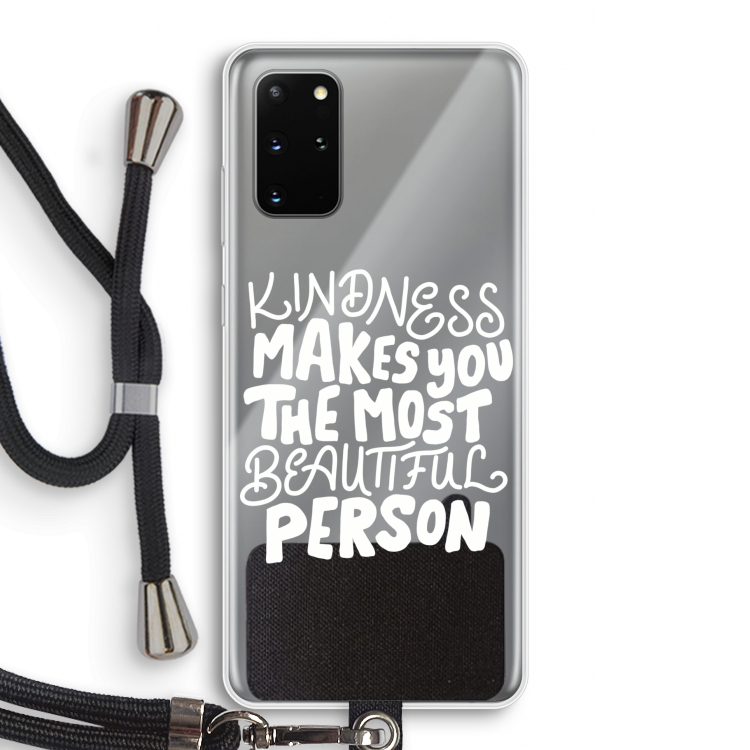 The prettiest: Samsung Galaxy S20 Plus Transparant Hoesje met koord