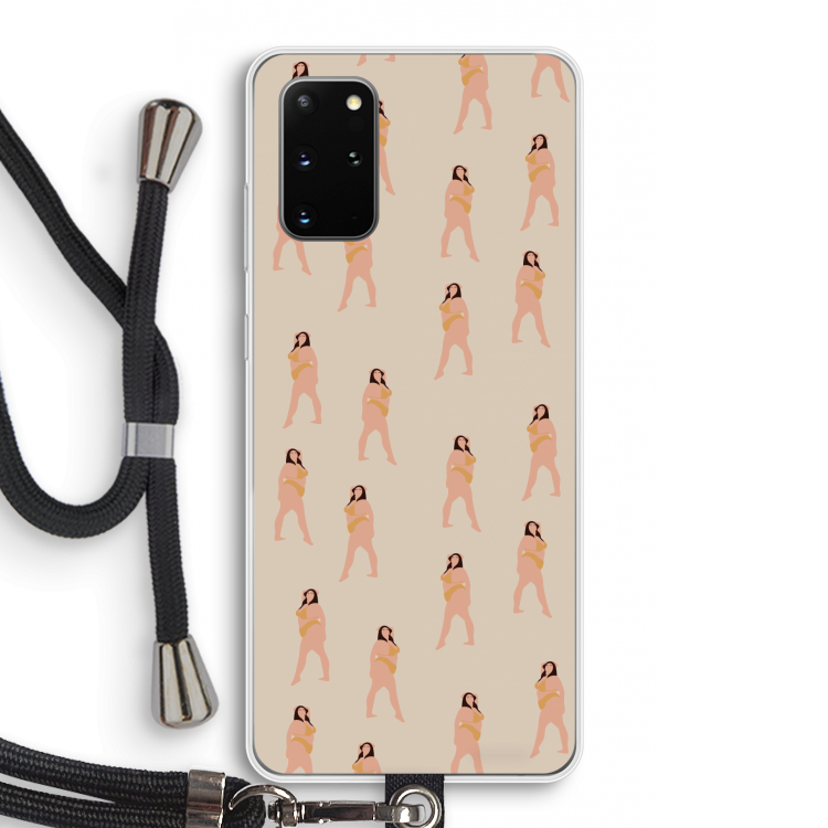 You're so golden: Samsung Galaxy S20 Plus Transparant Hoesje met koord