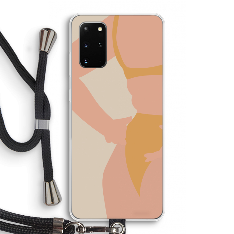 Bikini body: Samsung Galaxy S20 Plus Transparant Hoesje met koord