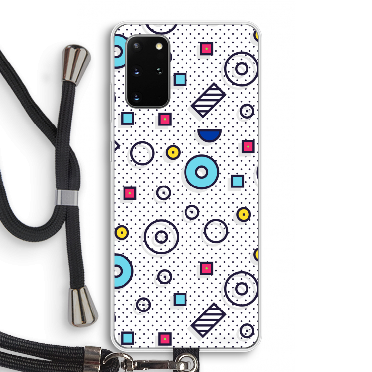 8-bit N°9: Samsung Galaxy S20 Plus Transparant Hoesje met koord