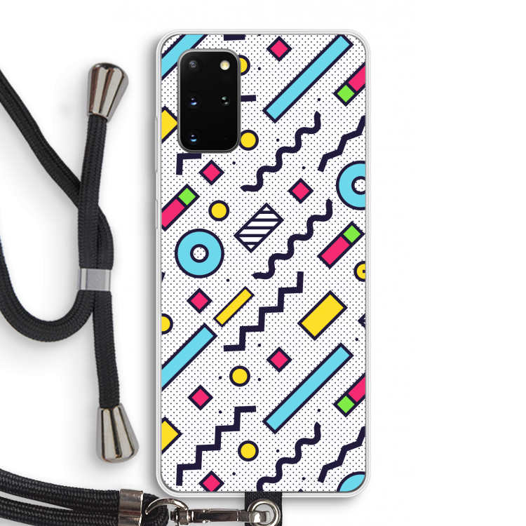 8-bit N°8: Samsung Galaxy S20 Plus Transparant Hoesje met koord