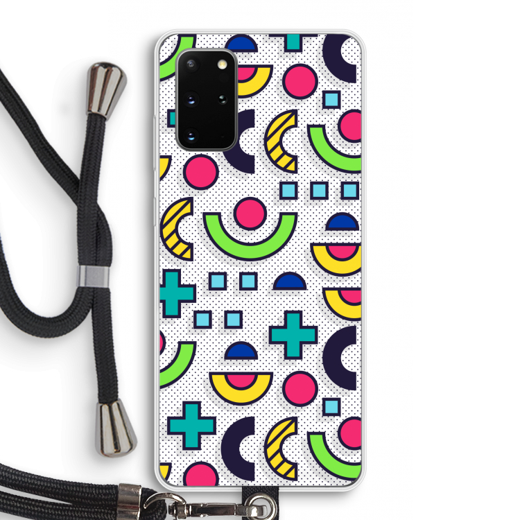 8-bit N°6: Samsung Galaxy S20 Plus Transparant Hoesje met koord