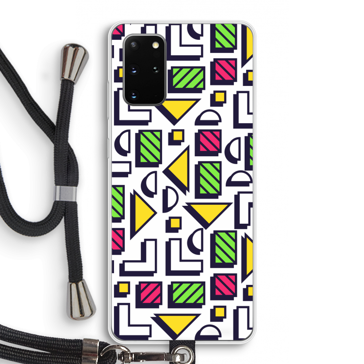 8-bit N°4: Samsung Galaxy S20 Plus Transparant Hoesje met koord