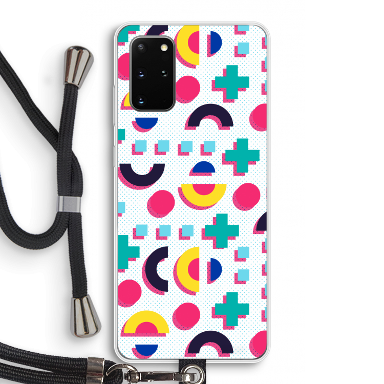 8-bit N°2: Samsung Galaxy S20 Plus Transparant Hoesje met koord