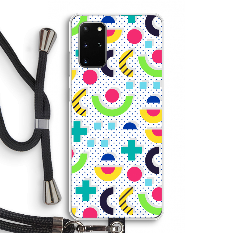 8-bit N°1: Samsung Galaxy S20 Plus Transparant Hoesje met koord