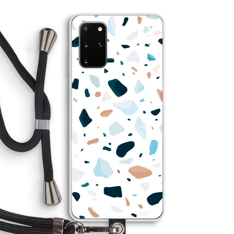 Terrazzo N°13: Samsung Galaxy S20 Plus Transparant Hoesje met koord