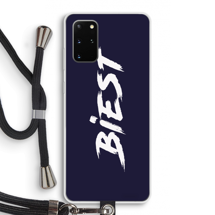 Biest: Samsung Galaxy S20 Plus Transparant Hoesje met koord