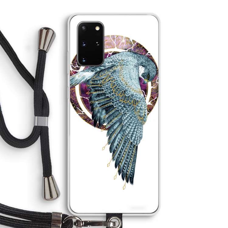 Golden Falcon: Samsung Galaxy S20 Plus Transparant Hoesje met koord