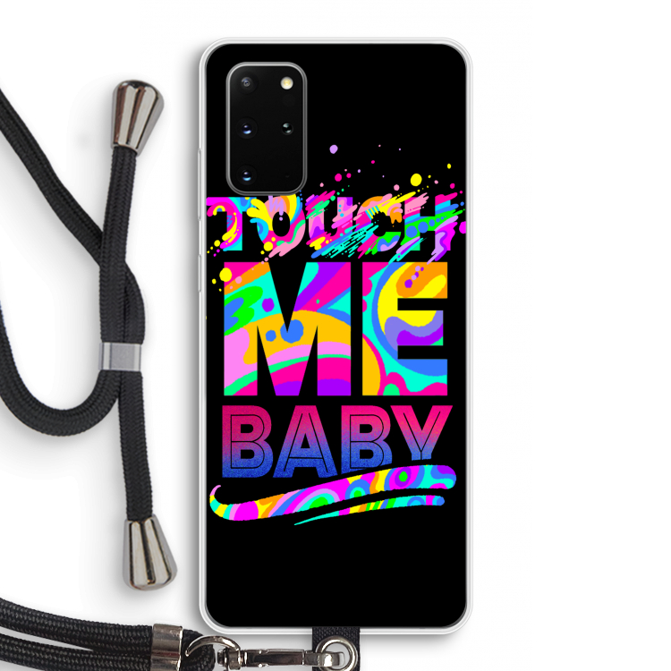 Touch Me: Samsung Galaxy S20 Plus Transparant Hoesje met koord