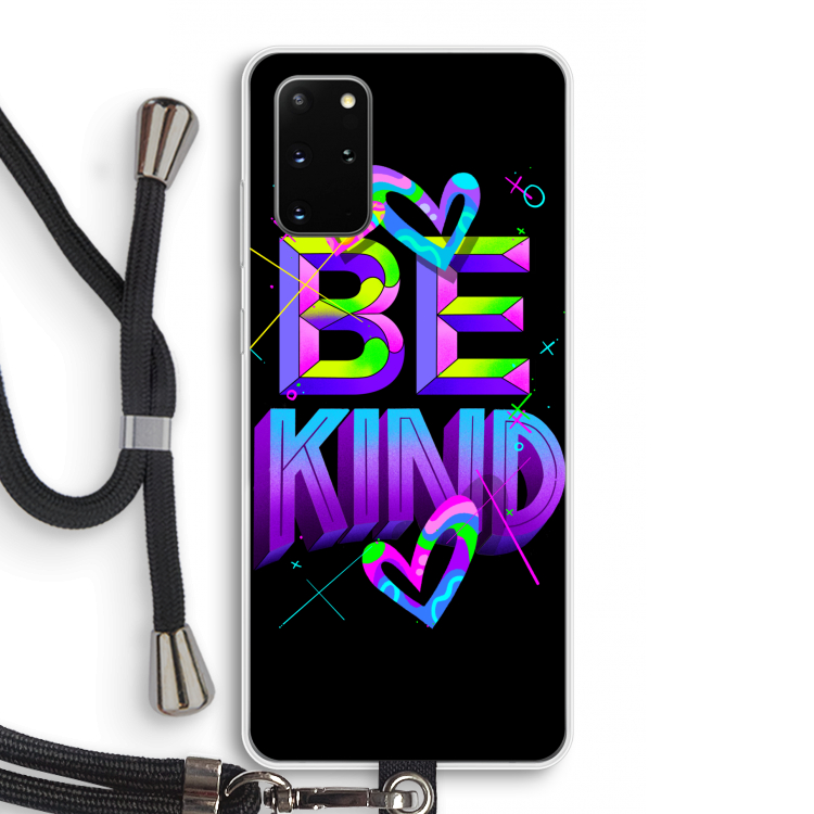Be Kind: Samsung Galaxy S20 Plus Transparant Hoesje met koord