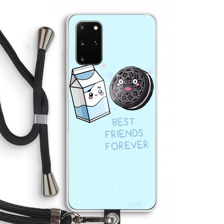Best Friend Forever: Samsung Galaxy S20 Plus Transparant Hoesje met koord