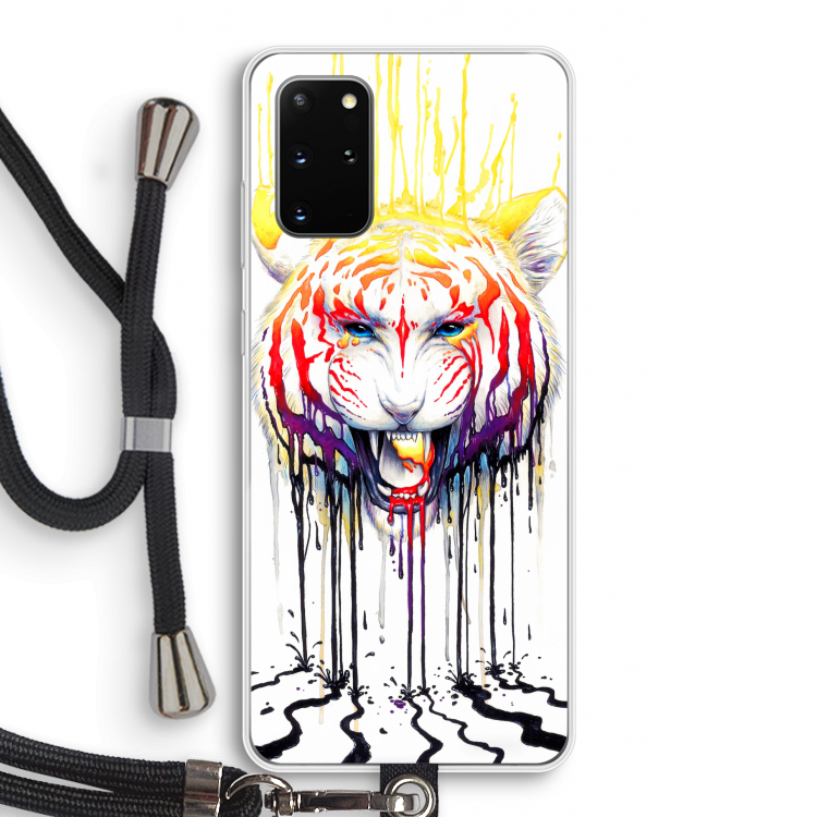 Fading: Samsung Galaxy S20 Plus Transparant Hoesje met koord