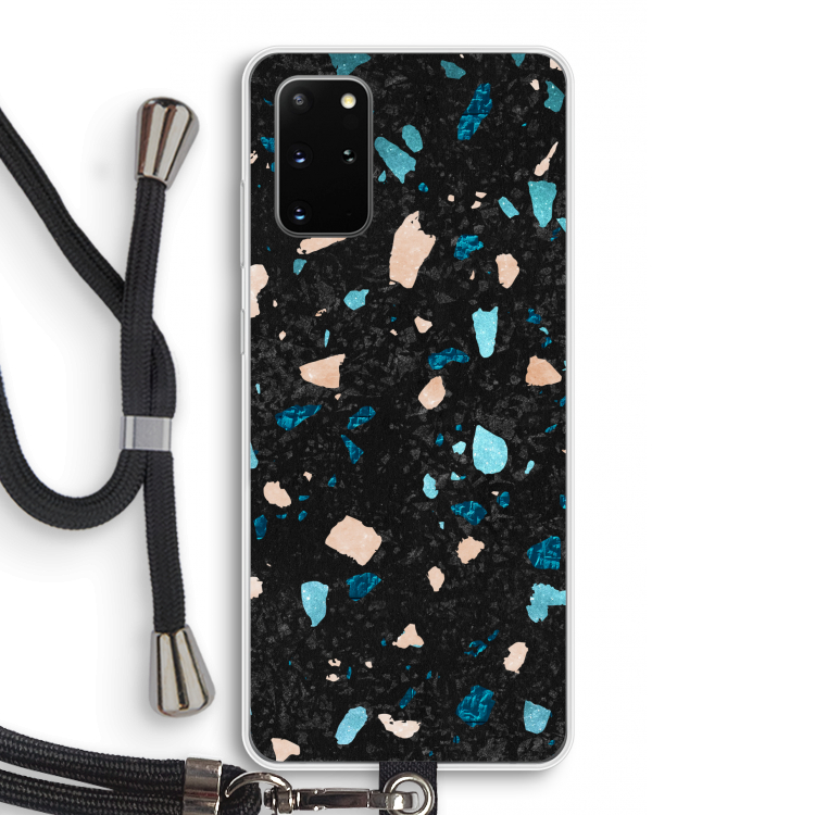 Terrazzo N°11: Samsung Galaxy S20 Plus Transparant Hoesje met koord