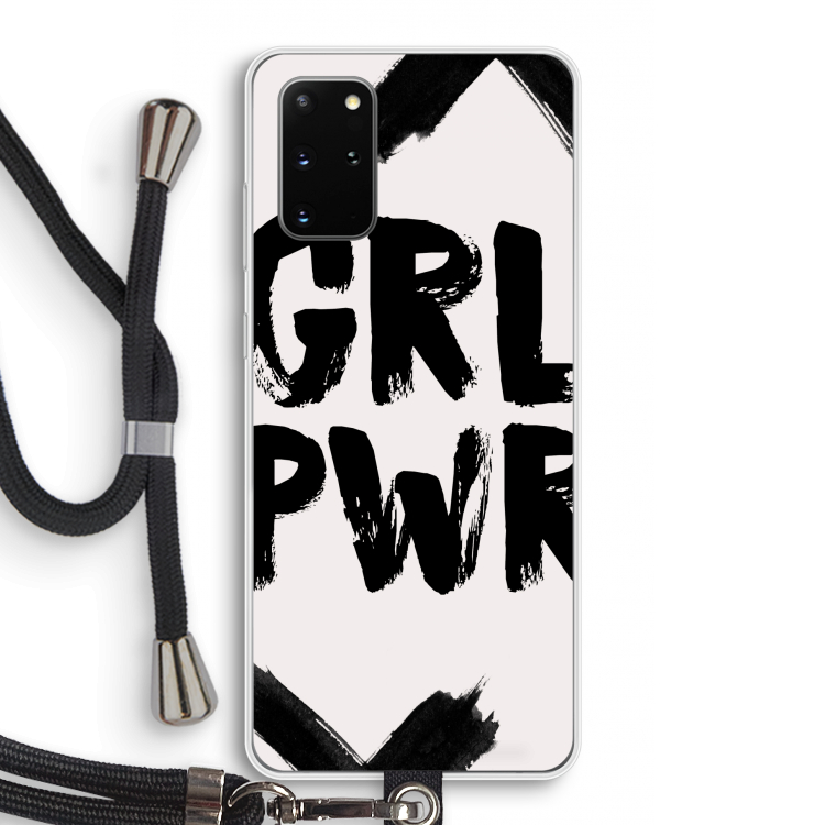Girl Power #2: Samsung Galaxy S20 Plus Transparant Hoesje met koord
