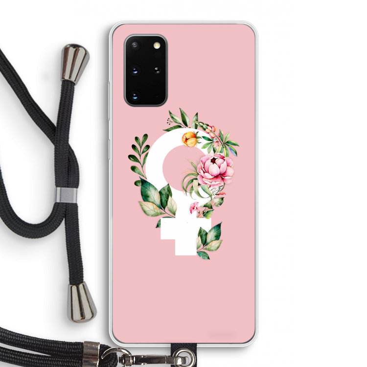Venus: Samsung Galaxy S20 Plus Transparant Hoesje met koord