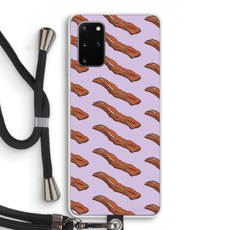 Bacon to my eggs #2: Samsung Galaxy S20 Plus Transparant Hoesje met koord