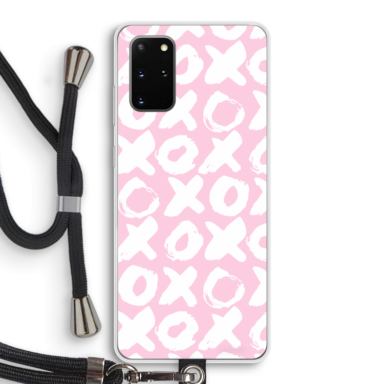 XOXO: Samsung Galaxy S20 Plus Transparant Hoesje met koord